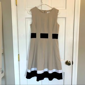 Beige Calvin Klein dress